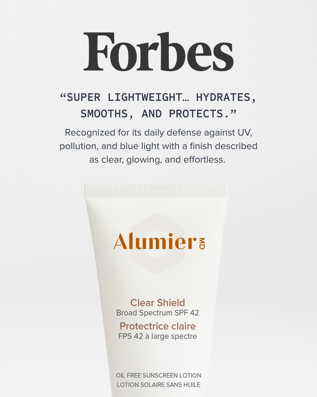 Alumier MD - Clear Shield Broad Spectrum SPF 30* - Untinted (60ml)