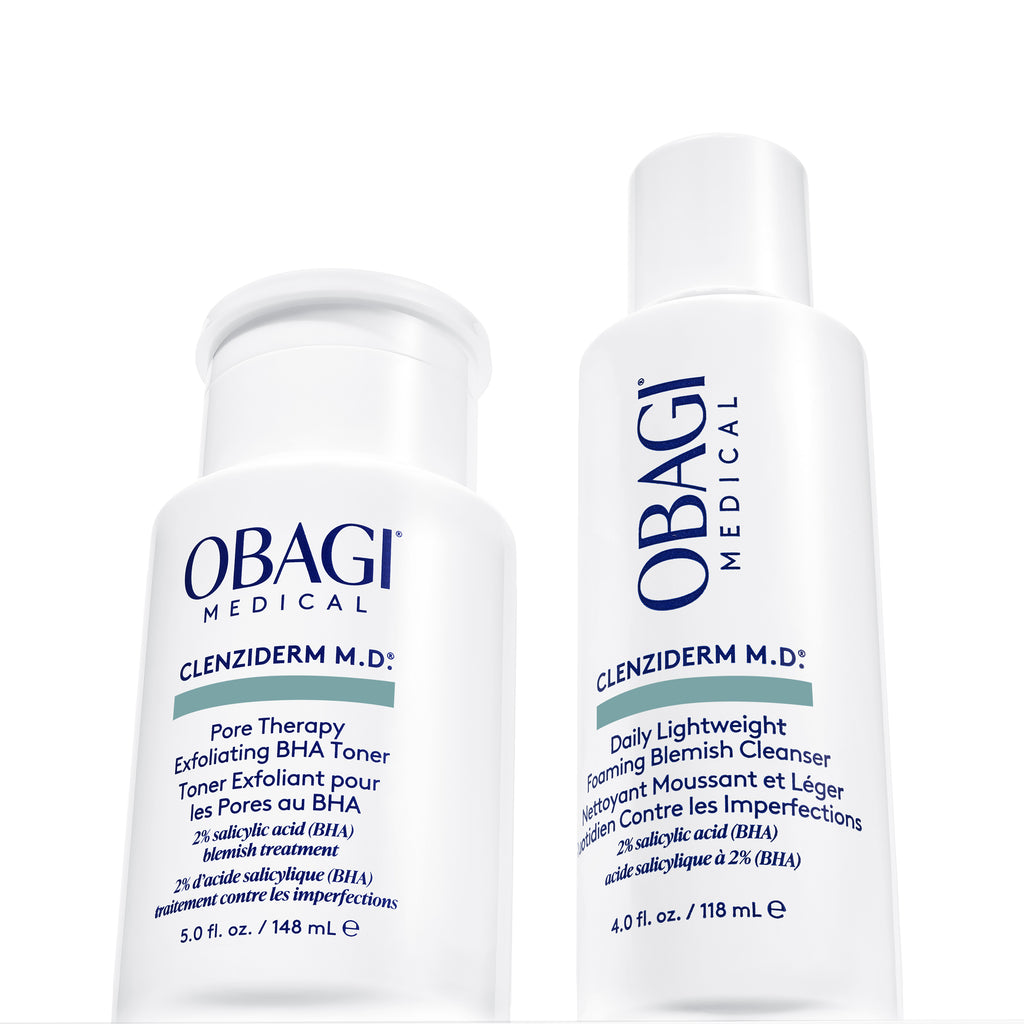 OBAGI CLENZIderm M.D. Blemish Cleanser and Pore Therapy - Skincare Set